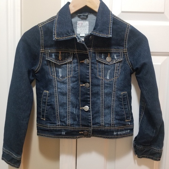 The Children's Place Other - The Childrens Place Dark wash denim jacket 7/8